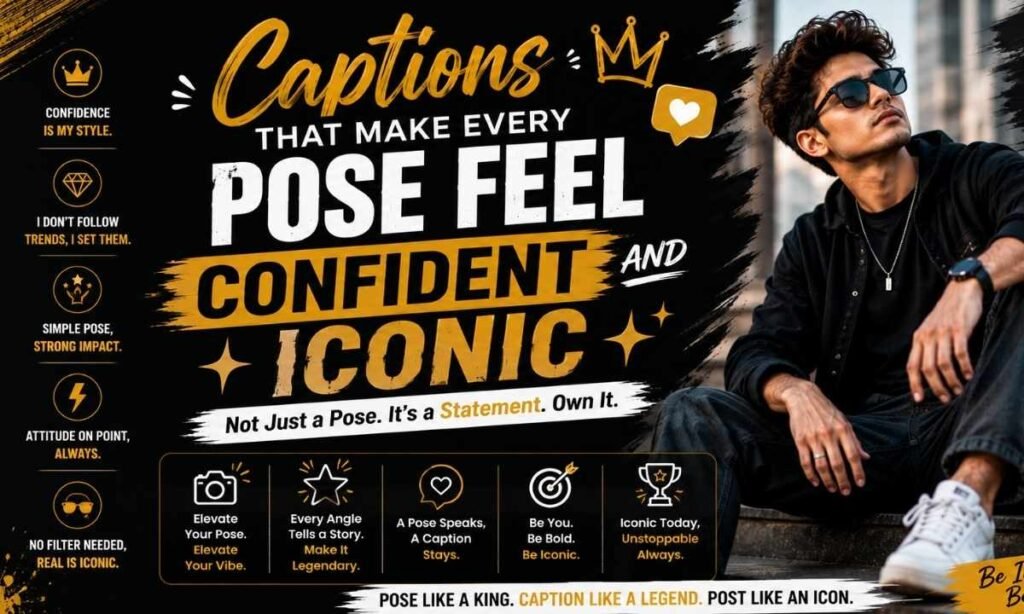 Captions That Make Every Pose Feel Confident And Iconic