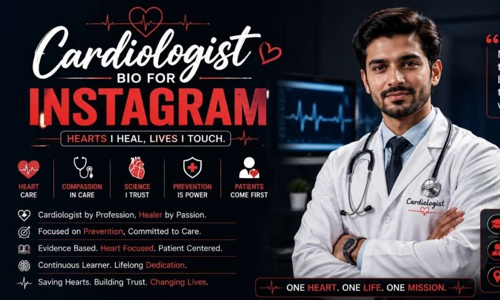 Cardiologist Bio for Instagram