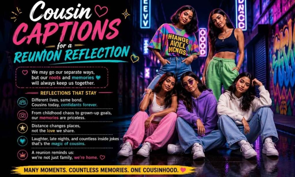 Cousin Captions for a Reunion Reflection
