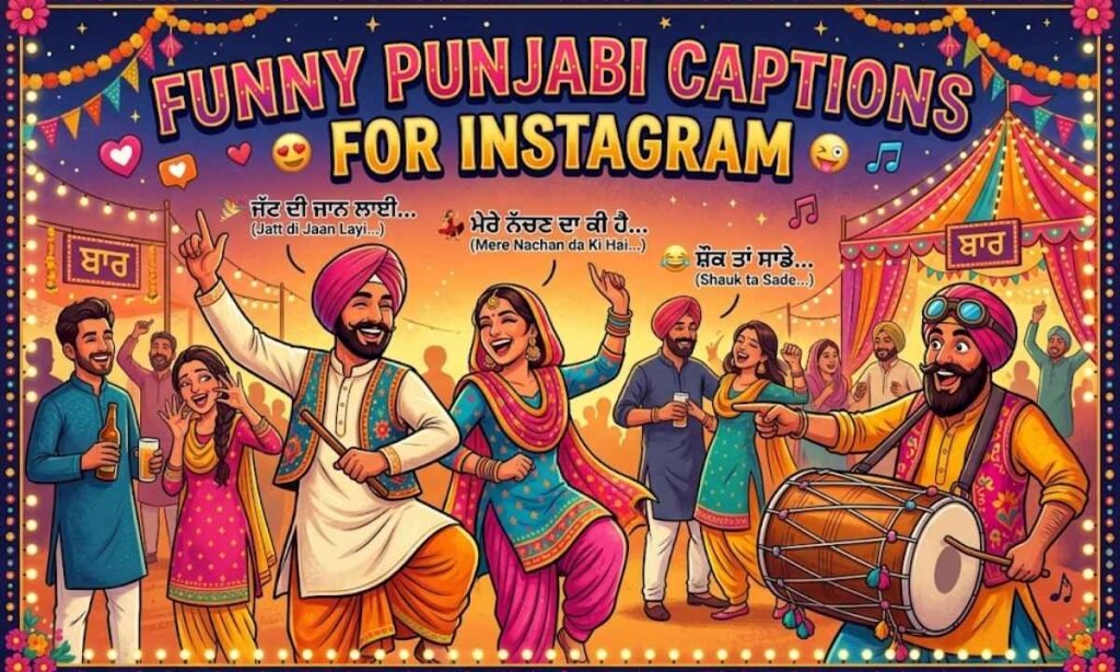 Funny Punjabi Captions for Instagram
