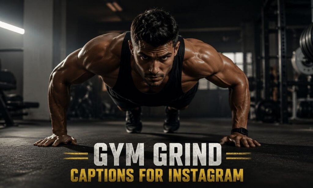 Gym Grind Captions For Instagram