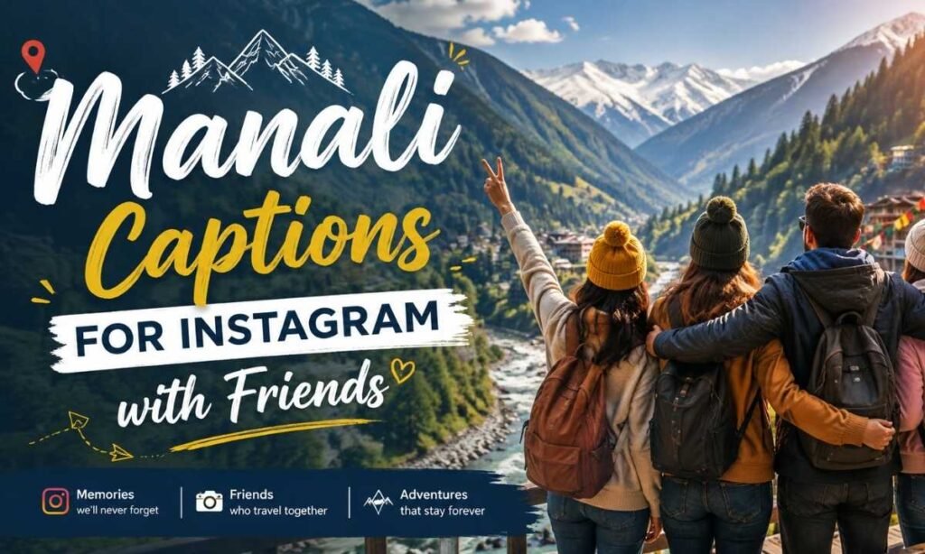 Manali Captions for Instagram with Friends