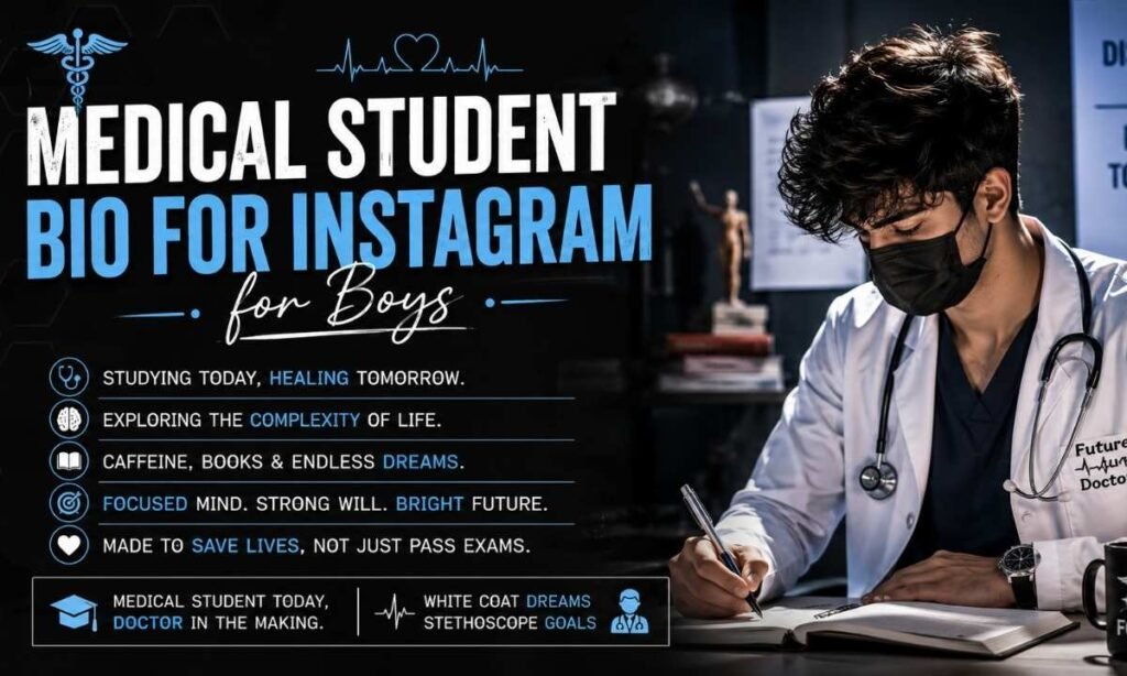 Medical Student Bio for Instagram for Boys