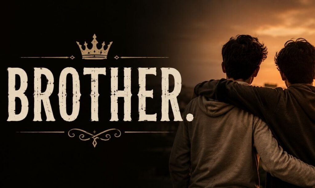 One Word Caption For Brother