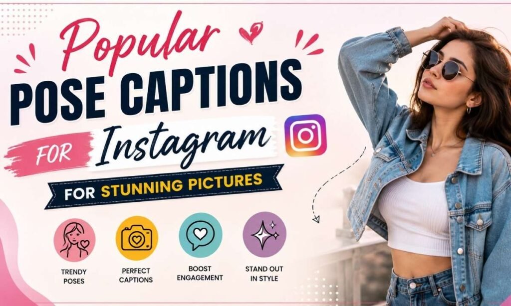 Popular Pose Captions For Instagram For Stunning Pictures