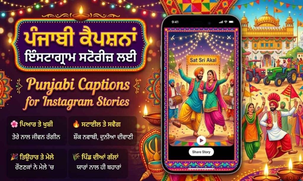 Punjabi Captions for Instagram Stories