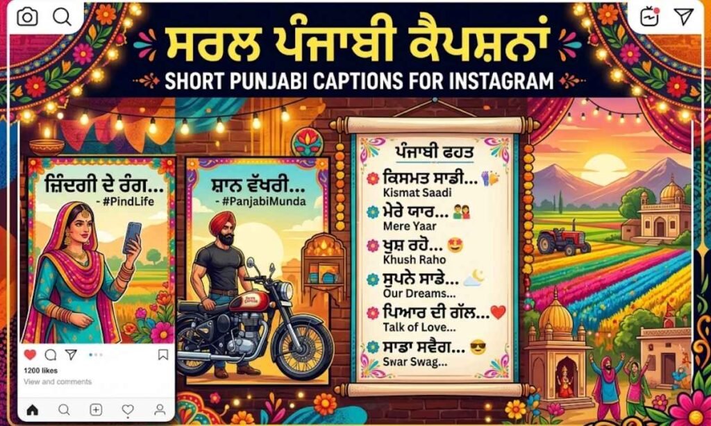 Short Punjabi Captions for Instagram