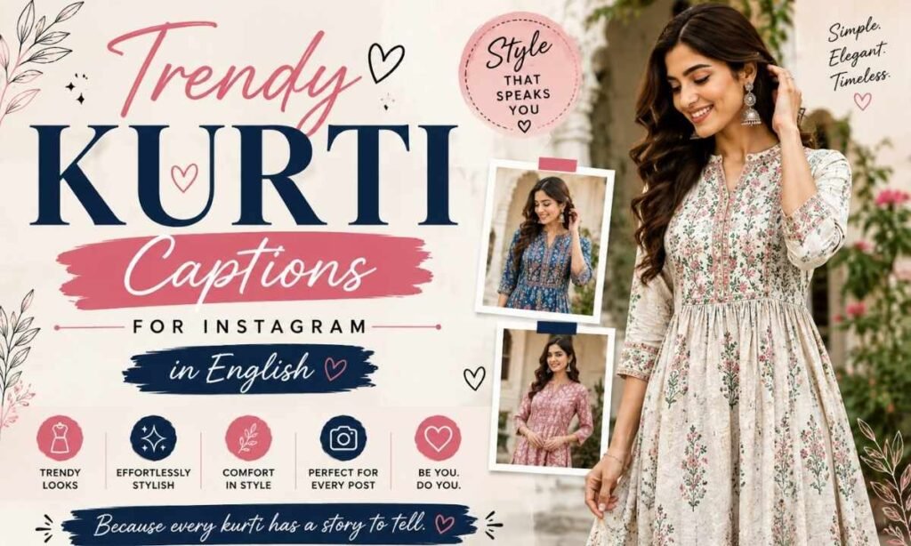 Trendy Kurti Captions for Instagram in English