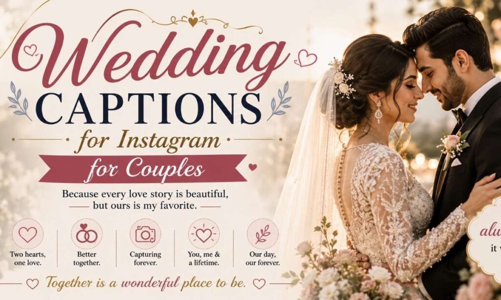 Wedding Captions for Instagram for Couples