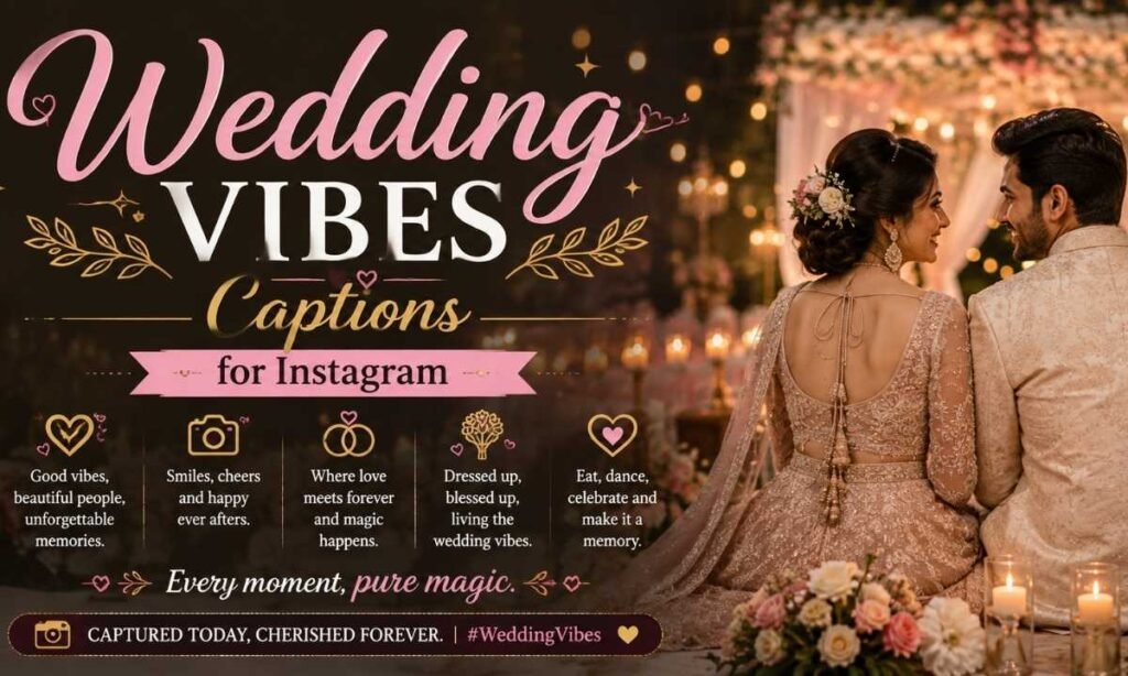 Wedding Vibes Captions for Instagram