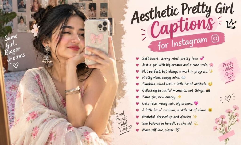 Aesthetic Pretty Girl Captions for Instagram