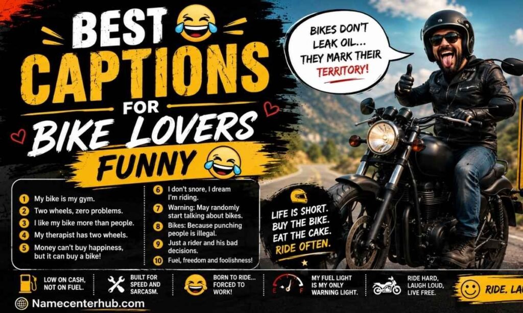 Best Captions for Bike Lovers Funny