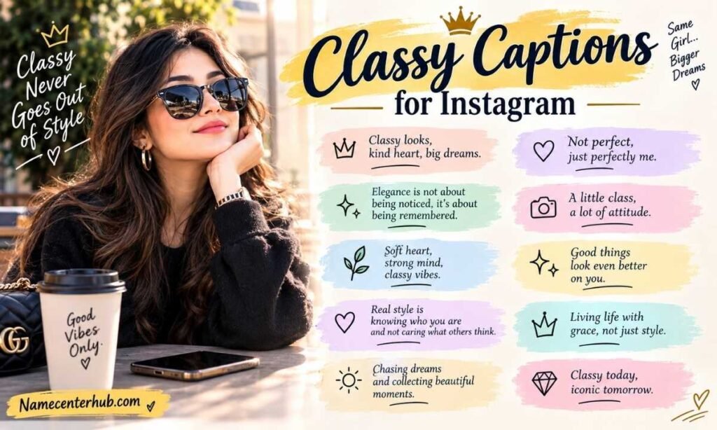 Classy Captions for Instagram