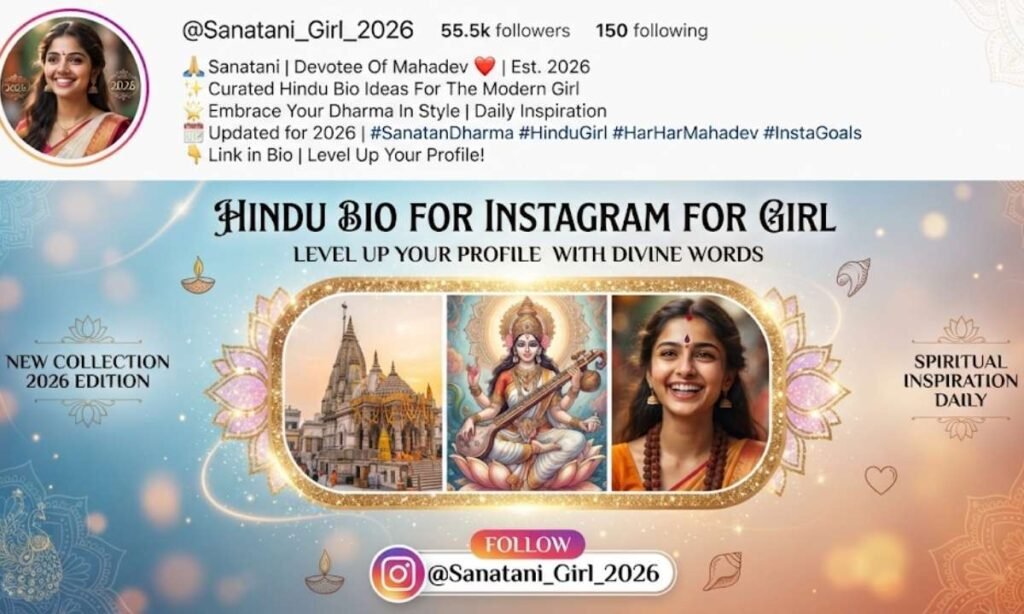 Hindu Bio for Instagram for Girl