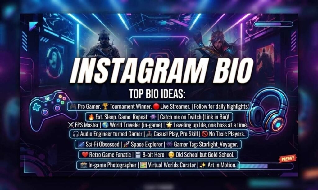 Instagram Bio For Gamers