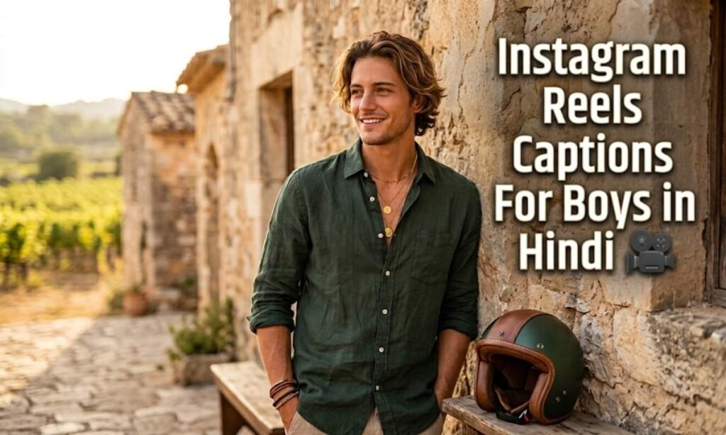 Instagram Reels Captions For Boys in Hindi