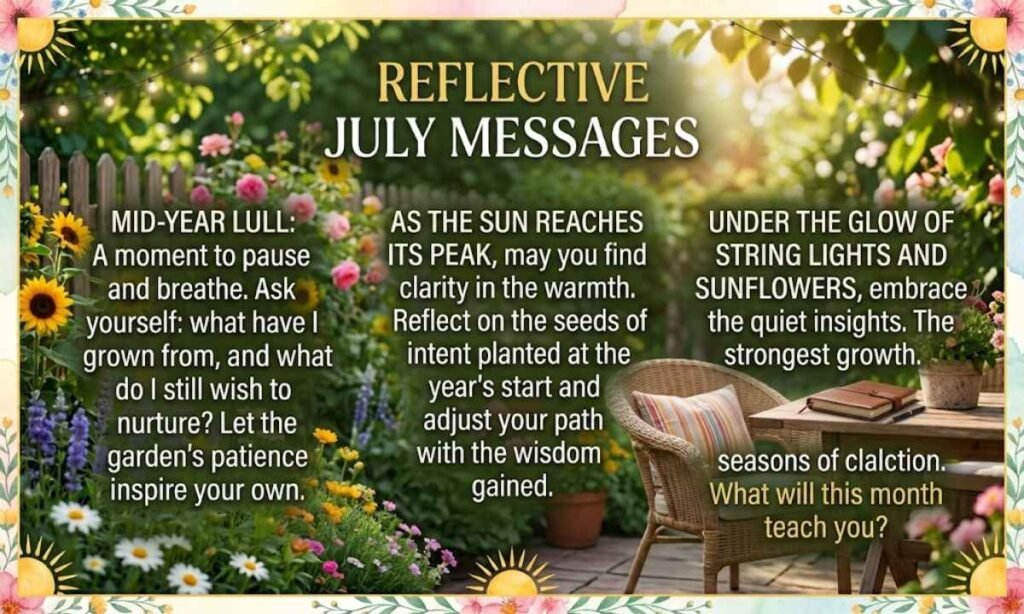 Reflective July Messages