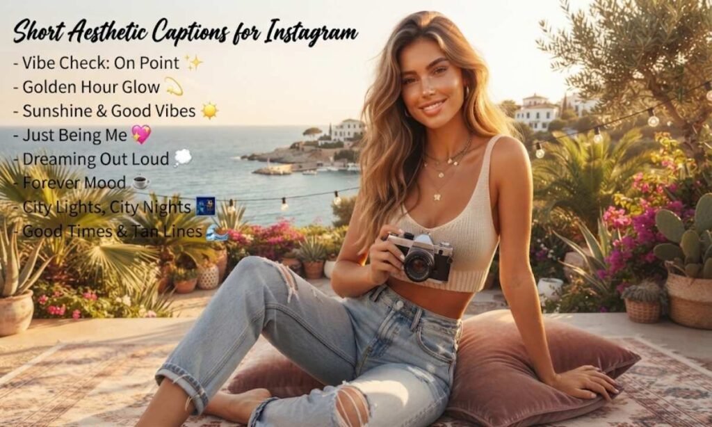 Short Aesthetic Captions for Instagram