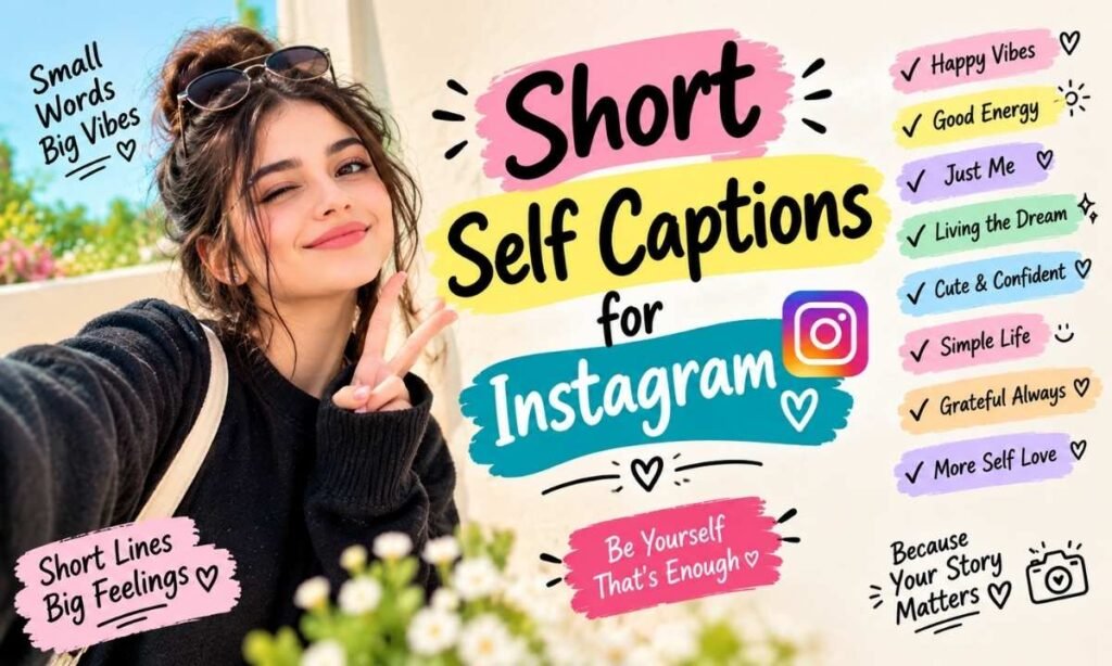 Short Self Captions for Instagram