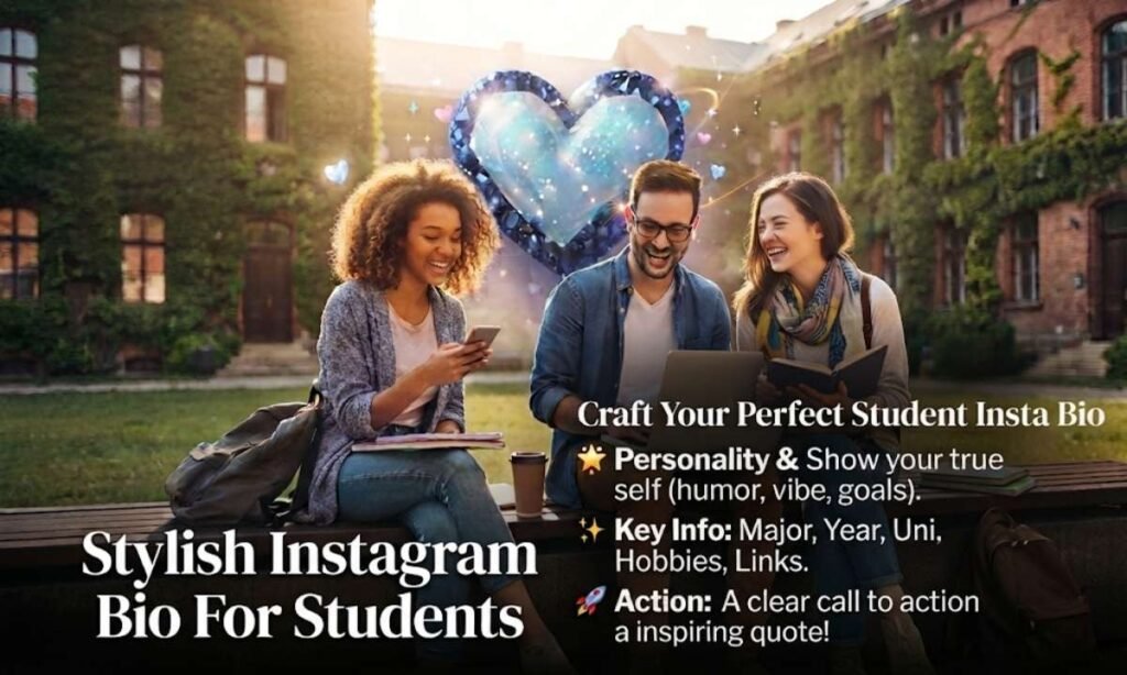 Stylish Instagram Bio for Students