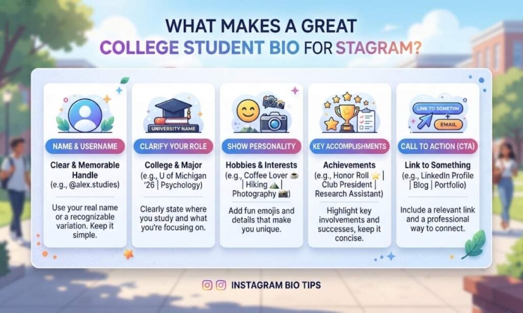 What Makes a Great College Student Bio for Instagram