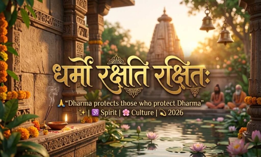 धर्मो रक्षति रक्षितः Bio Instagram With Emoji