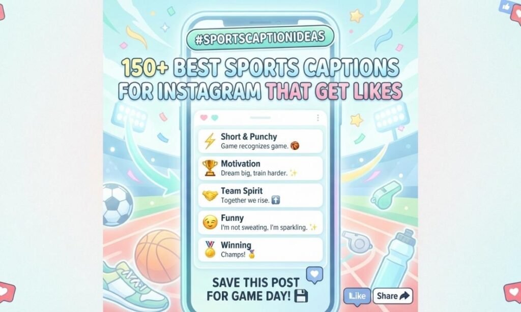 150+ Best Sports Captions for Instagram That Get Likes