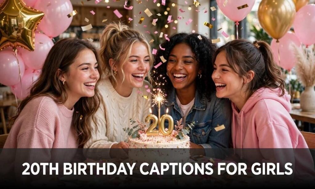 20th Birthday Captions for Girls