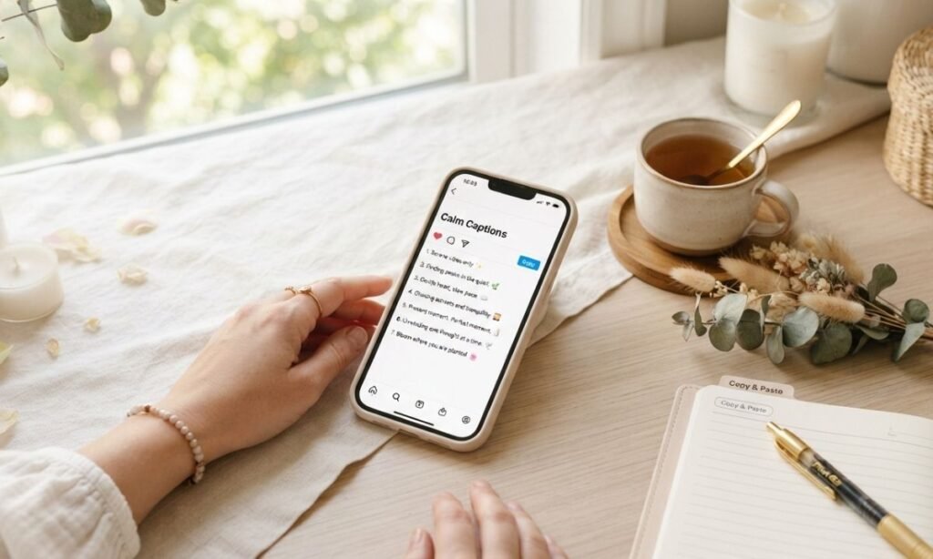 Calm Instagram Captions to Copy and Paste