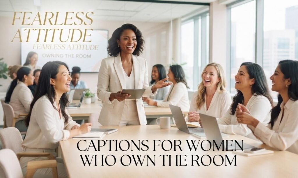 Fearless Attitude Captions for Women Who Own the Room