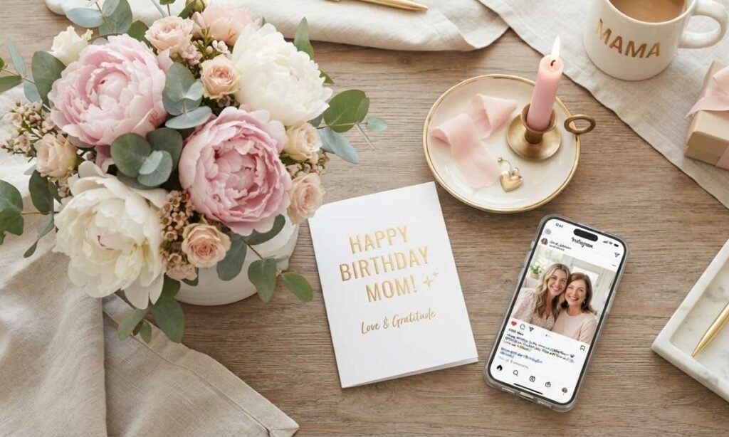 Short Mom Birthday Captions for Quick and Sweet Posts