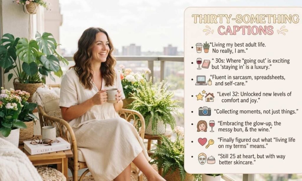 Thirty-Something Captions for Living Your Best Adult Life