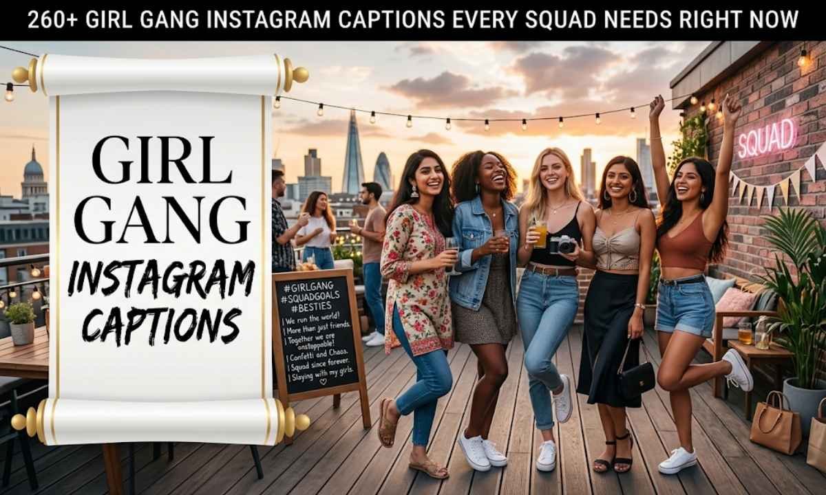 260+ Girl Gang Instagram Captions Every Squad Needs Right Now