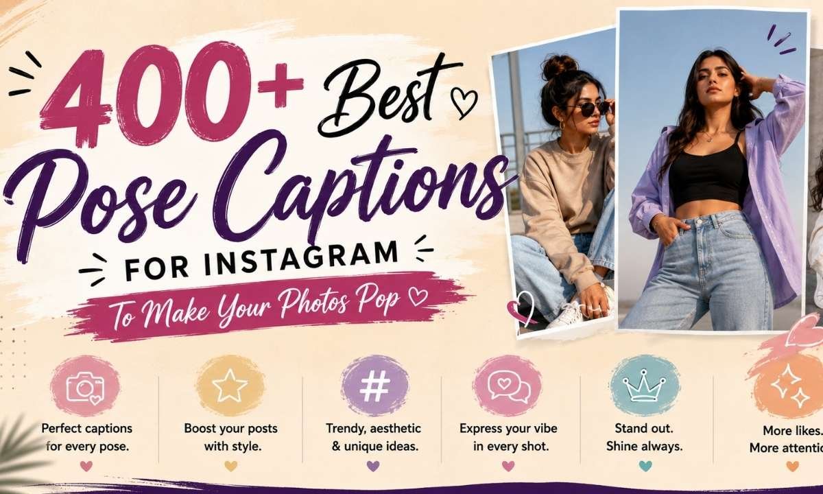 Best Pose Captions For Instagram To Make Your Photos Pop