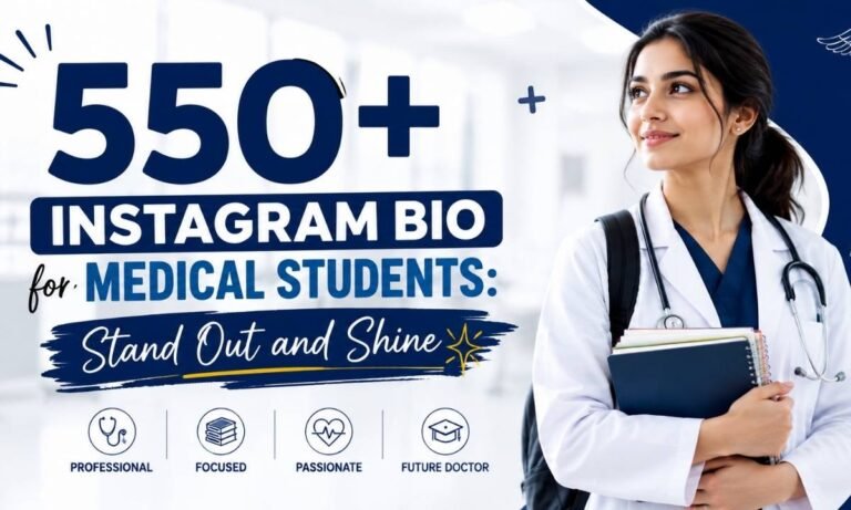 Instagram Bio for Medical Students