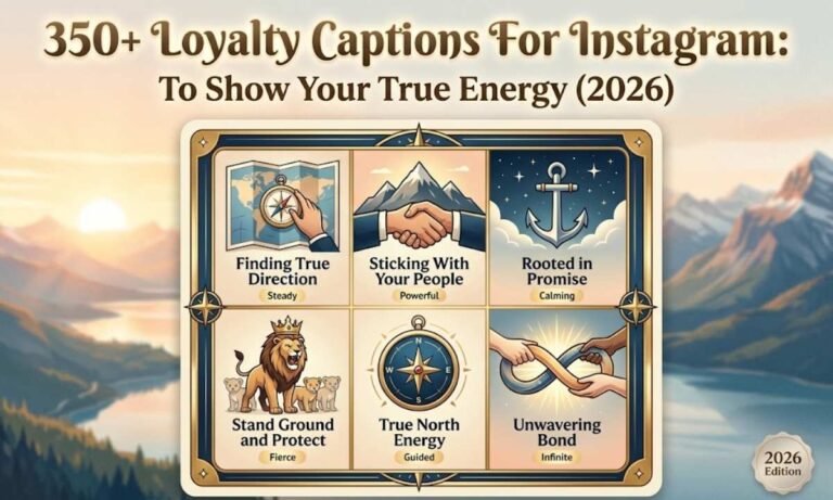 Loyalty Captions For Instagram