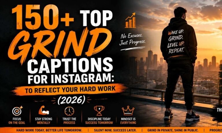 Top Grind Captions For Instagram