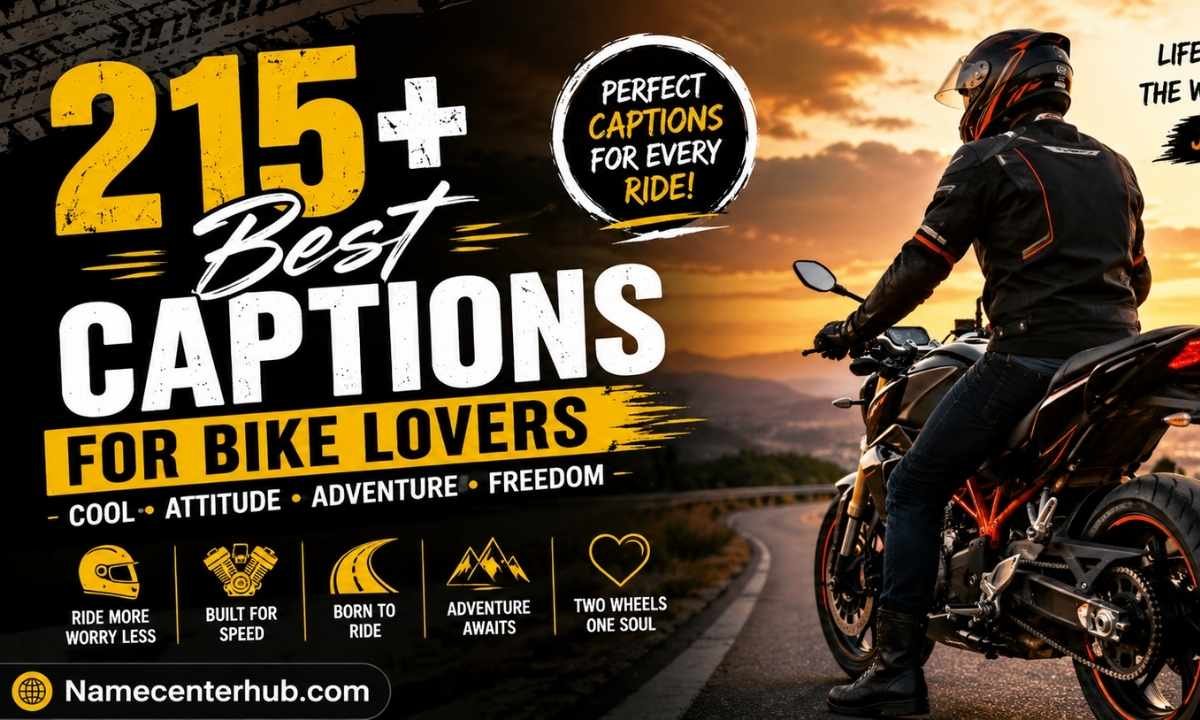 Best Captions for Bike Lovers