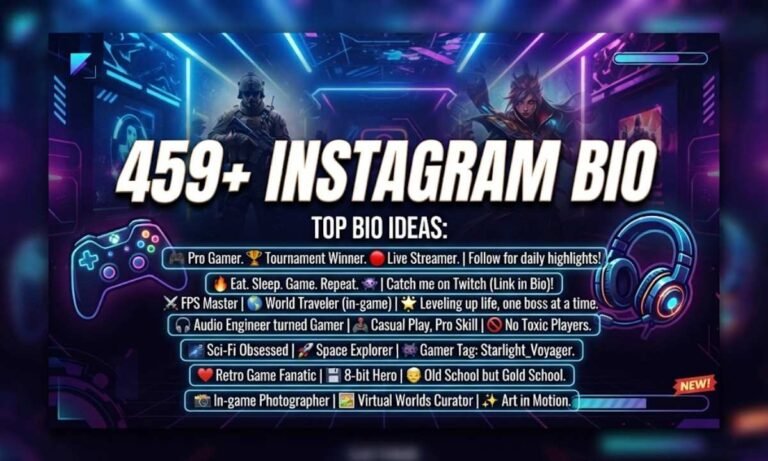 Instagram Bio For Gamers Gaming Bio 2026