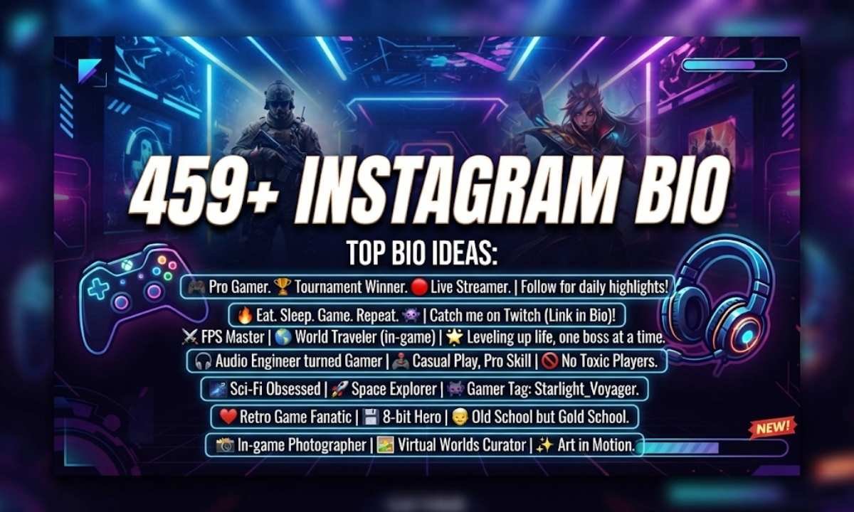Instagram Bio For Gamers Gaming Bio 2026