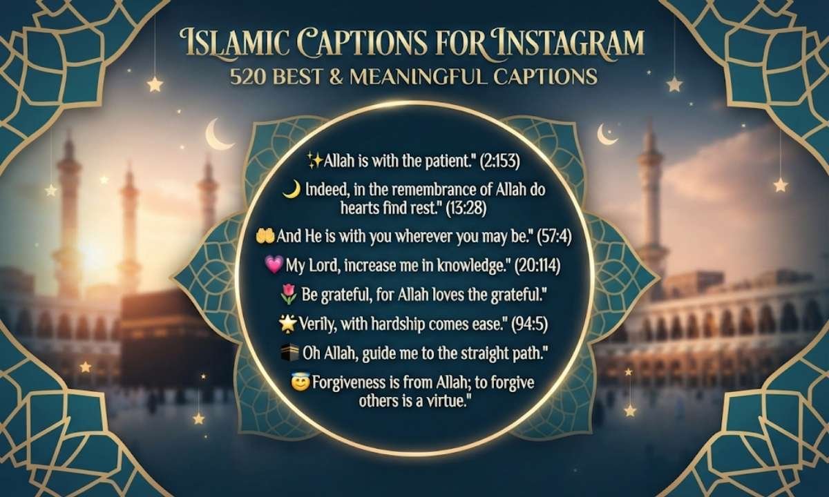 Islamic Captions for Instagram
