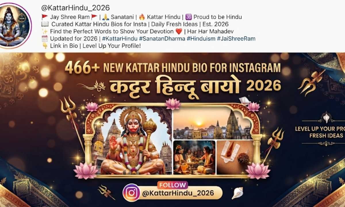 New Kattar Hindu Bio For Instagram कट्टर हिन्दू बायो 2026