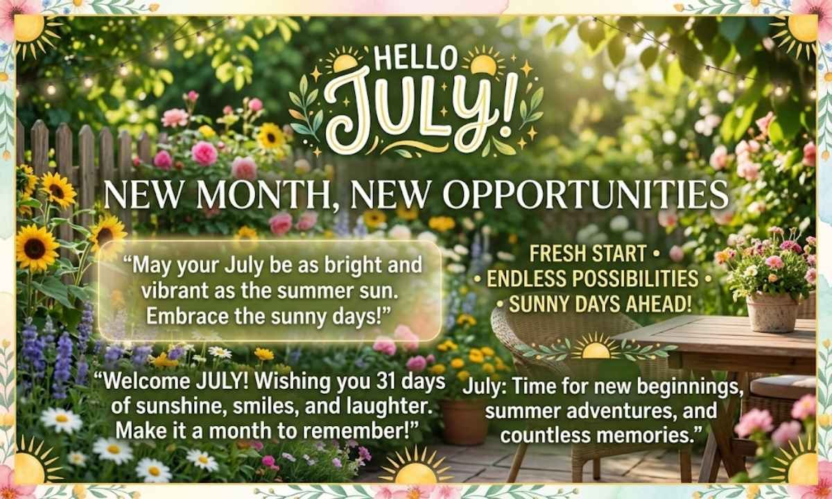 New Month July Quotes and Messages