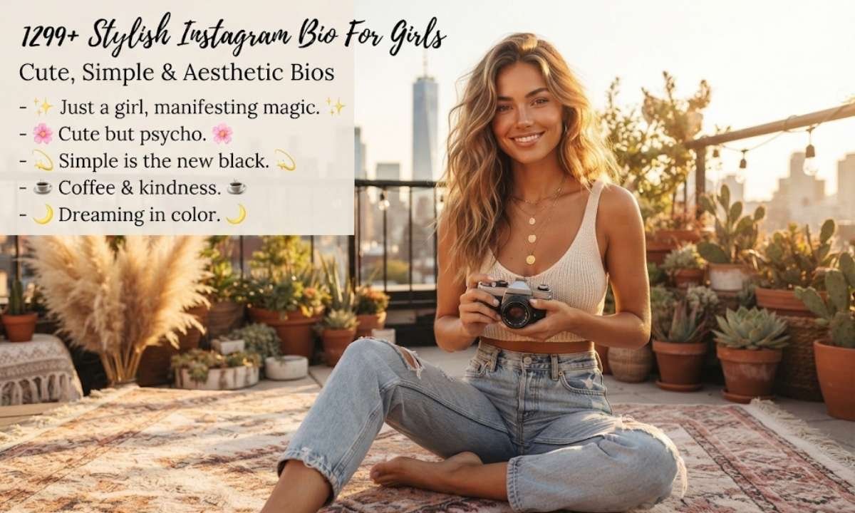 Stylish Instagram Bio For Girls