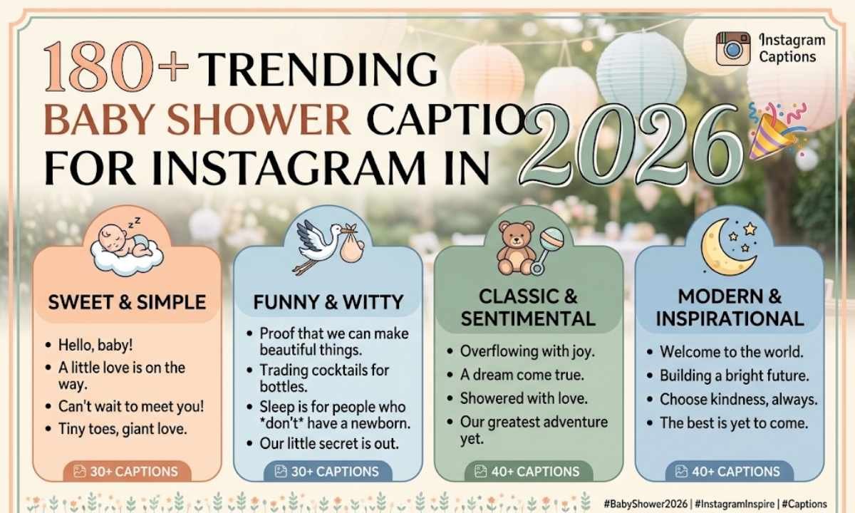 Trending Baby Shower Captions for Instagram in 2026