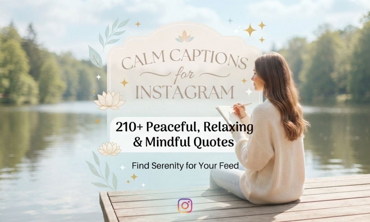 Calm Captions for Instagram