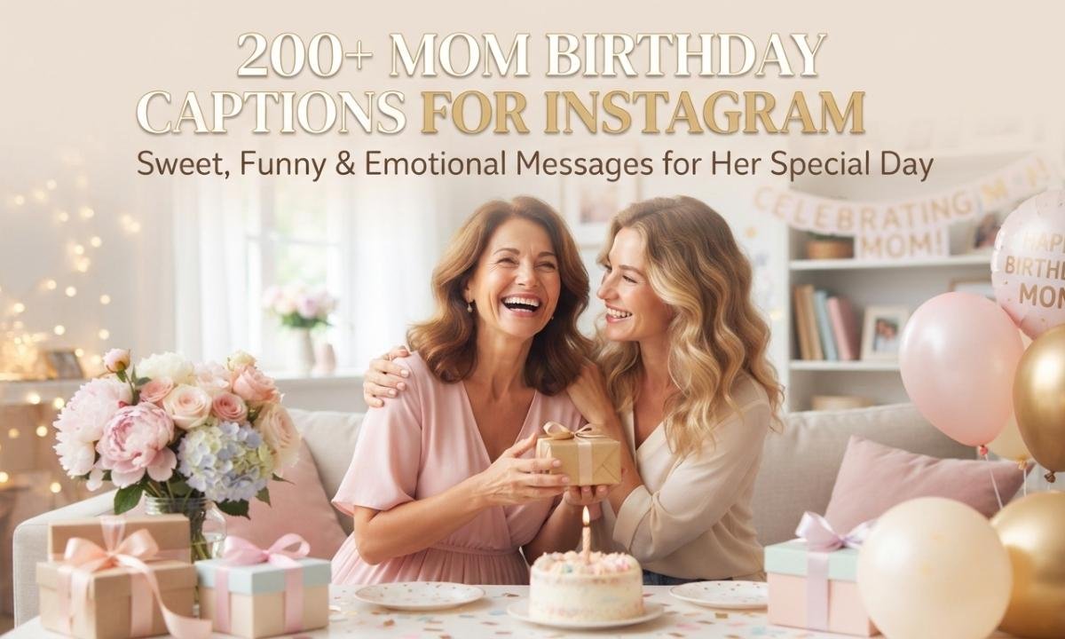 Mom Birthday Captions for Instagram